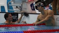 Michael Phelps and Ryan Lochte at the Men's 200m Individual Medley Final - Source: Getty